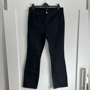 NWT Universal Standard Black Boot Cut Leg Jeans Size 14